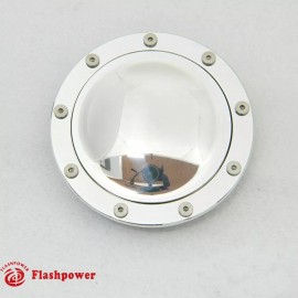 FLASHPOWER Billet Aluminum Steering Wheel Horn Button Plain High polished
