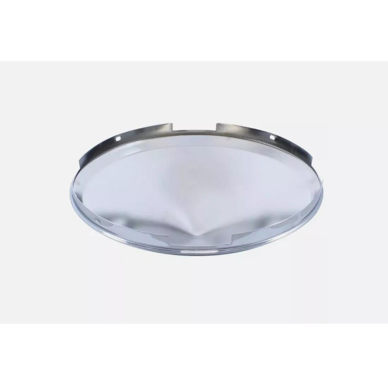 Aftermarket 4 Notch Front Hub Cap Stainless Steel Fits Mack
