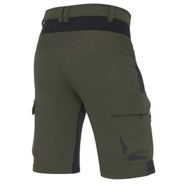 XKTTAC - Pantalones cortos elásticos ligeros de secado rápido para hombre, para senderismo, tácticos, camping, viajes con 6 bolsillos