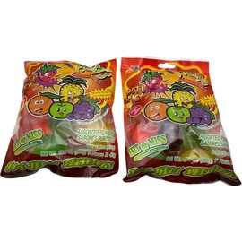 Fruiti Snacks hit or miss, Assorted Fruit Flavored tik tok Jelly Candies, 12.6 oz, 9 Pieces, 2 pack