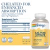 Solaray Calcium Magnesium Citrate 2:1 Ratio with Vitamin D2, Healthy
