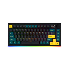 BAROCCOMiSTEL MD750 Delight BT RGB Devil Green TKL Ergonomic Mechanical Keyboard, LED Screen & Knob, 75% Layout, 2.4G/ BT5.0/ USB Type-C, Mac/Windows OS Compatible (Gateron G Brown)