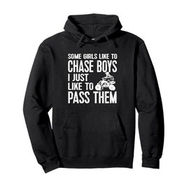 Ladies Quad ATV UTV 4 Wheeler Mudding Racing Hoodie Chase Pullover Hoodie