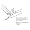 Prime-Line N 6551 Panel Wardrobe Door Guide, fits Acme Doors,