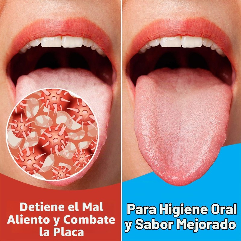 Raspador de lengua de acero inoxidable MEDca Tongue Cleaner para