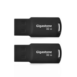 GIGASTONE V70 32GB 2-Pack USB 2.0 Flash Drive Thumb Drive Memory Stick Pen Drive Capless Design Pen Drive