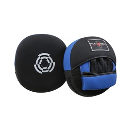 Playwell Premium Series: Air Tech Focus Pads in Matte Genuine Leather - Black/Blue