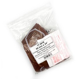 The Sausage Maker - 65mm (2 1/2") x 24" Mahogany Collagen Casing Kit - Includes Sausage Casings, Pliers, Hog Rings and Insta Cure #1