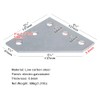 heneng 4 Pcs 5 Hole Corner Gusset Plate for 1-5/8"