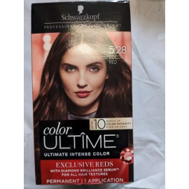 Schwarzkopf 3xSchwarzkopf Color Ultime 5.28 Cocoa Red Hair Color Permanent Dye