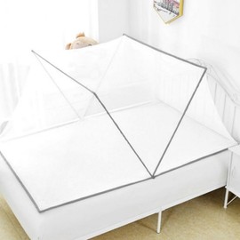 1-Second One-Touch Folding Square Mosquito Net (Double Bed) Bed Mosquito Net