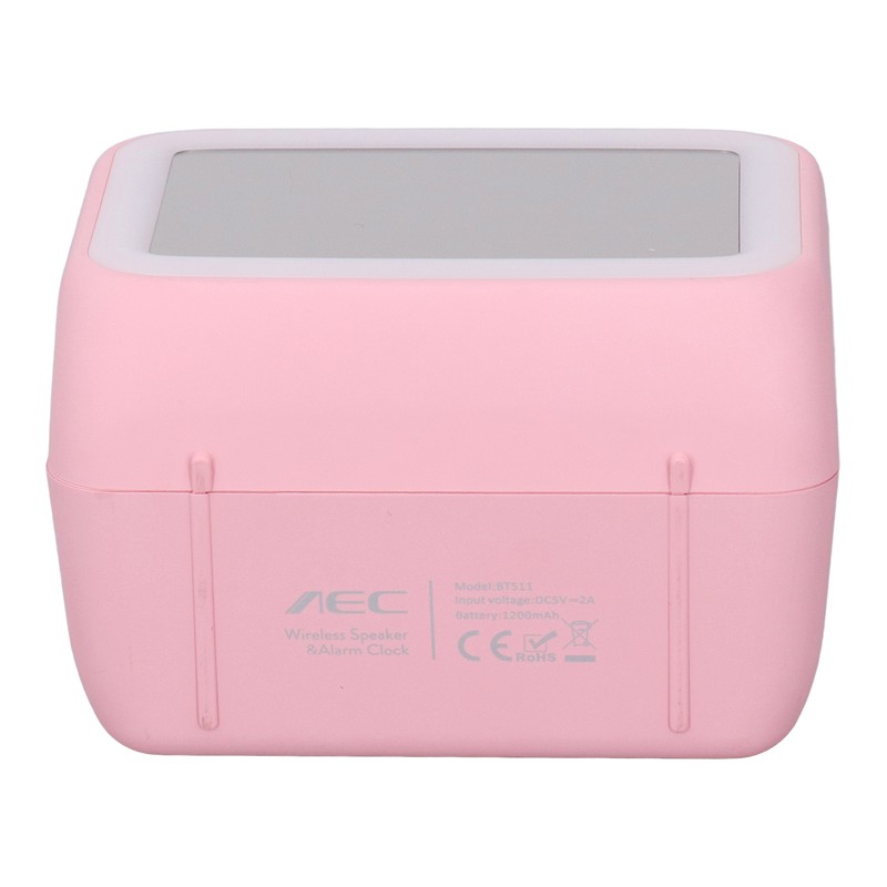 Alarm Clock Radio TF Card Music Player LED Night Light