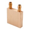 Ieron Pure Copper Water Cooling Block, CPU Graphics Radiator Heatsink,