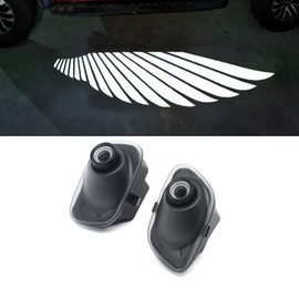 2Pcs Side Mirror LED Puddle Welcome Projector/Door/Floor Light Accessories Suitable for Ford F150 2015 2016 2017 2018 2019 2020 2021 2022