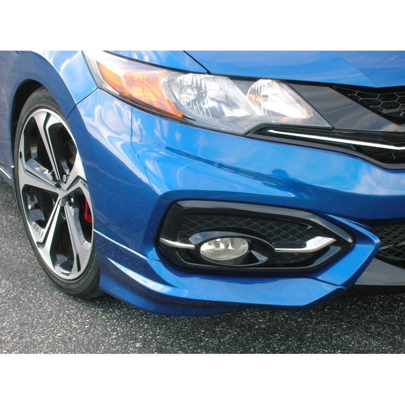 ECOTRIC Front Bumper Spoiler Lip Compatible with 2014-2015 Honda Civic