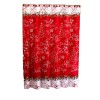 Unbranded Christmas Shower Curtain Red