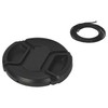 Variation vhbw Lens Cap 58 mm Snap on inner grip