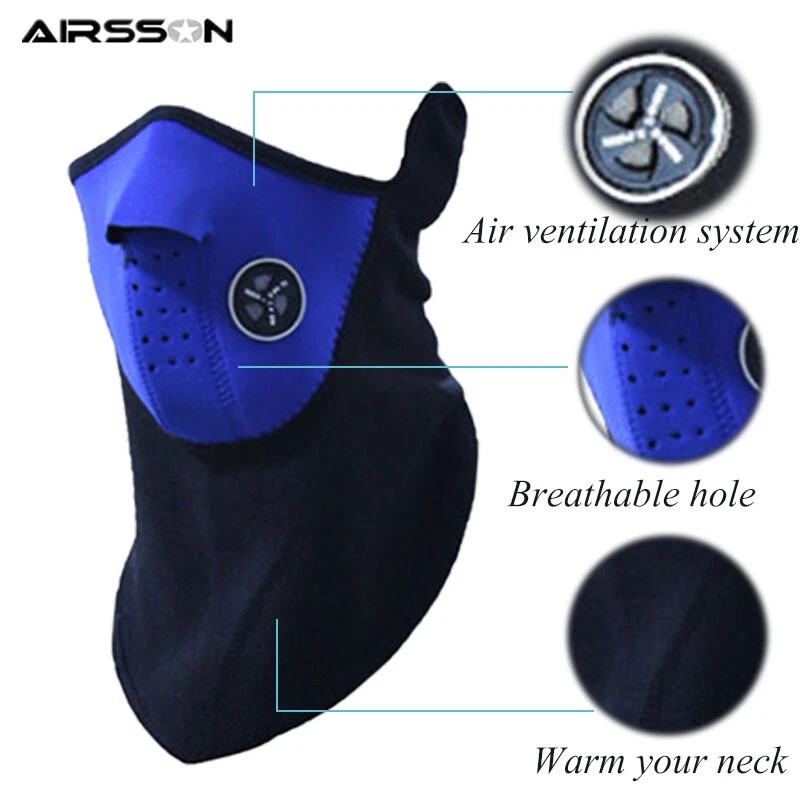Unbranded Winter Ski Balaclava Cycling Bandana Breathable Face Mask Motorcycle