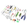 106pc Multifunctional Fishing Tackle Kit Metal Spoon Fishing Mixed Hard