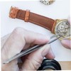 OHPHCALL Stainless Steel Tweezers Set Jewelry Tweezers for Gems Non-Slip