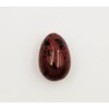Natural Polished Red Obsidian Egg, Polished Crystal with Energy Properties,