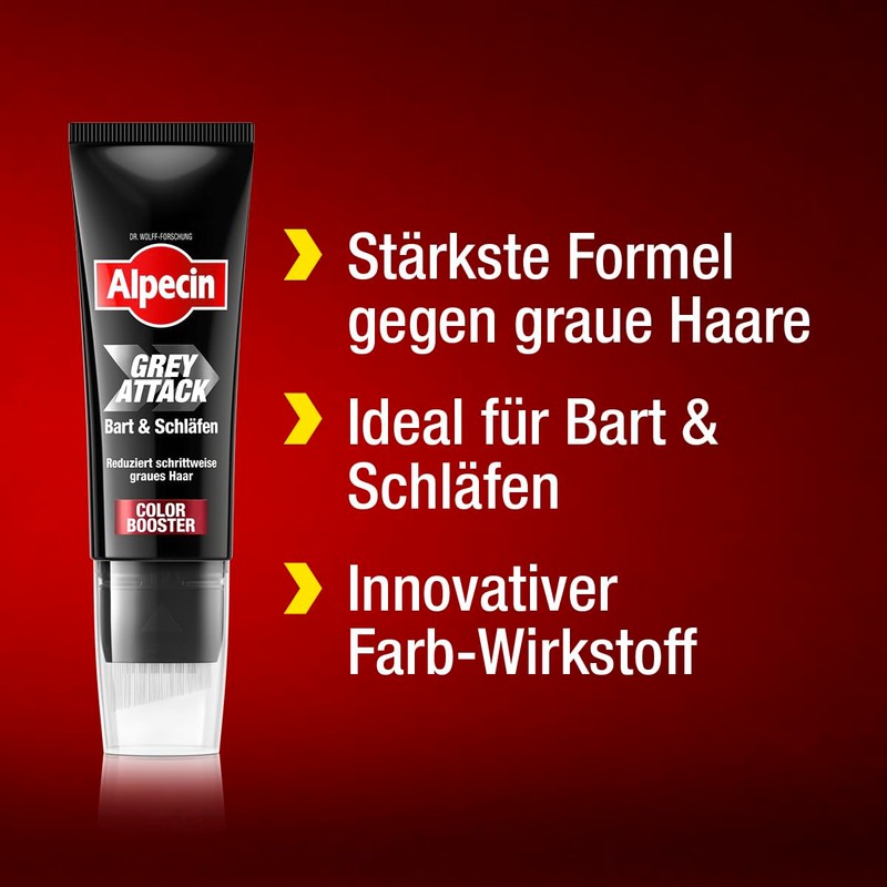 Alpecin Grey Attack Beard & Temples Color Booster 50 ml
