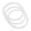Mipcase 3Pcs Vessel Sink Mounting Ring Rubber Sealing Washer Durable