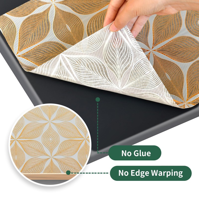 3D Drawer and Shelf Liner for Kitchen Cabinet: 12 in