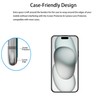 HKKAIS Easy Alignment Frame Designed For iPhone15 Tempered Glass Screen