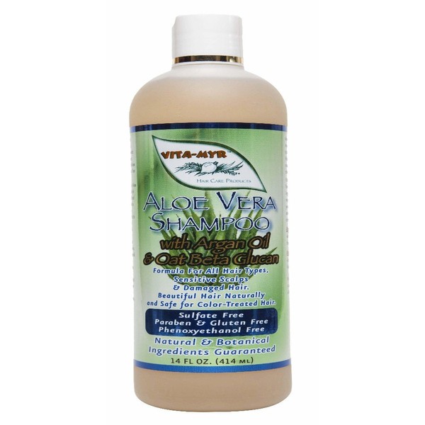 Vitamyr Aloe Vera 16 Oz Natural Shampoo Botanical Ingredients