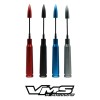 VMS RACING GLOSS WHITE TELESCOPIC 50 CAL BULLET AMMO ANTENNA