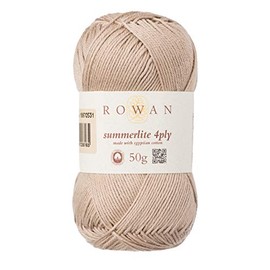Rowan Summerlite 4Ply Sand Dune 100% Cotton Yarn - 50g