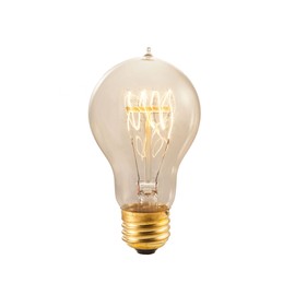 Bulbrite 136020 60-Watt Incandescent Nostalgic Victor Loop A19 - Medium Base - Antique Finish - Pack Of 6