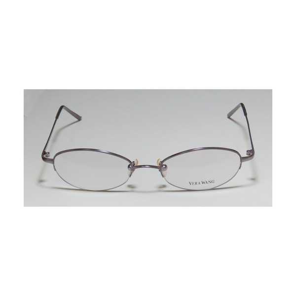 Vera Wang V05 For Ladies/Young Women/Girls Designer Half-rim Glamorous Hip Japan Eyeglasses/Eye Glasses (47-17-130, Lilac)
