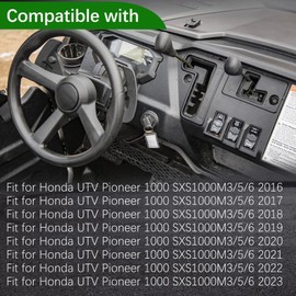 MINETPS 35100-HL4-A01 Ignition Key Switch with Keys Fit for Honda UTV Pioneer 1000 SXS1000M 2016 2017 2018 2019 2020 2021 2022 2023 Replace 35100-HL4-AK1