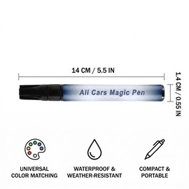 DWNSKR Paint Pen Car Magic Car Scratch Repair Penall Cars Magic Pen Magic Paint Scratch Removal Paint Pen Black Quick Solution for Scratches and Colour Damage