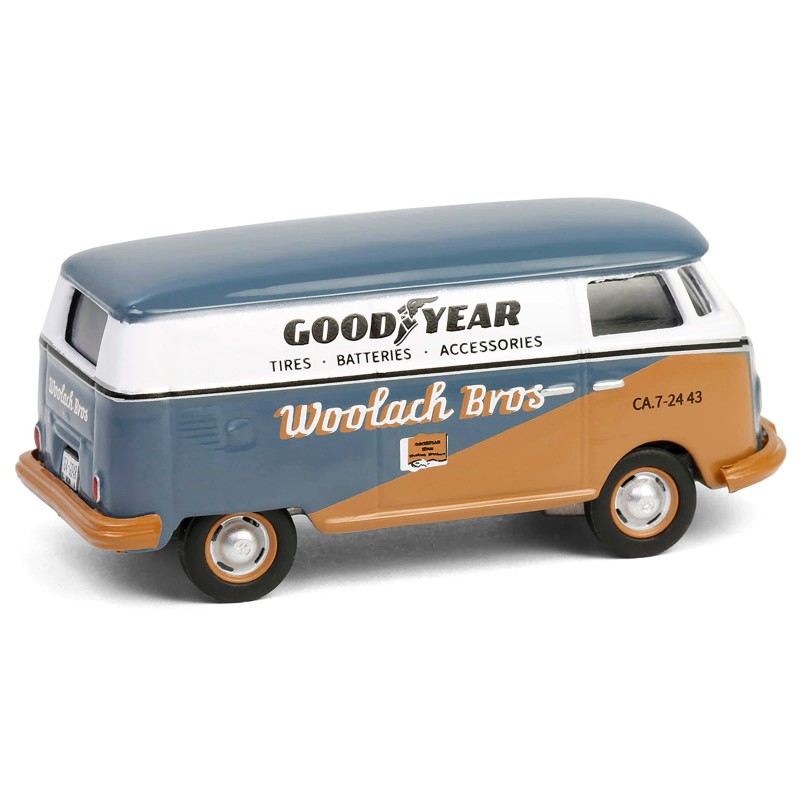 1964 for Volkswagen DCD Panel Van Goodyear Gray White with