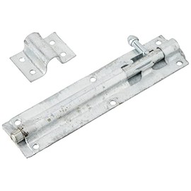 TIMCO Straight Tower Bolt - Hot Dipped Galvanised - 6" - One bolt in a pack.