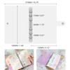 6 Holes Rainbow PVC Personal Organizer, Binder, 6 Holes, Planner,
