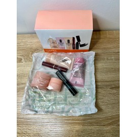 Clinique Moisture Surge Black Honey Skincare Makeup Gift Set 6 Pcs White/Orange