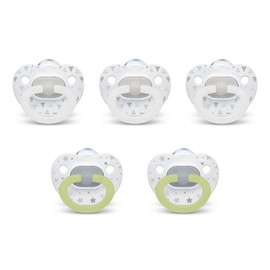 NUK Fashion Orthodontic Pacifiers, 6-18 Months, 5 Pack