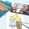 Set 180 Lápices De Dibujo De Colores Metálicos Grafito Kalou