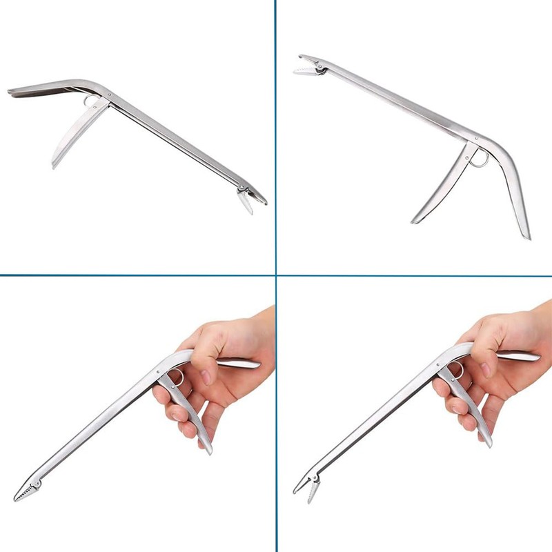 Roczential 2 Pcs Fish Hook Remover, Stainless Steel Fishing Hook