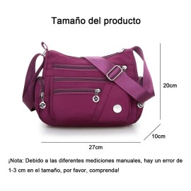 Bolso Multifuncional Impermeable Y Antirrobo Para Mujer