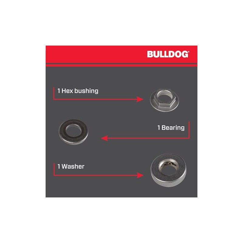 Bulldog 500224 Trailer Jack Accessory, Kit, 7,000 lbs. Bearing for