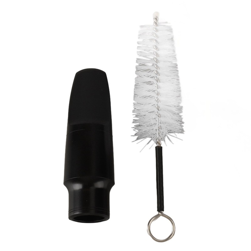 Saxophone Mouthpiece Plastic Soprano Treble Saxophone Whistle Brush Musical Instrument