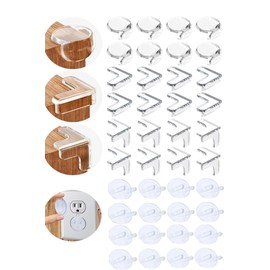 Protectors for Corners and Electric Plugs for Babies Baby Proofing Edge Guards and Plugs Child Safety Corner Guards Table, Bed and Plugs Corner Protectors for Furniture Against Sharp Corners.