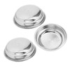 3pcs Stainless Steel Coffee Filter 51mm Pressurized Filter Basket Reusable