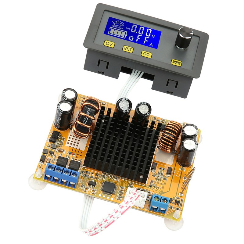 DCDC Adjustable 5A LCD Digital Automatic Stepup Stepdown Voltage Module