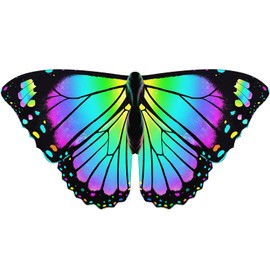 iROLEWIN Toddler-Kids Butterfly-Wings for Girls Butterfly-Costume Children Bug Dress-Up Wings as Play Toys Boys Party Favors